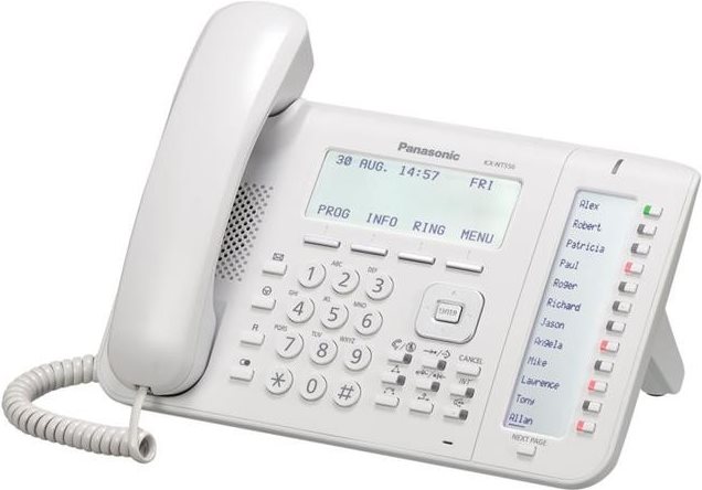 Panasonic KX-NT556 - VoIP-Telefon - weiß