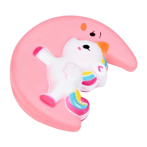 Squishy Slow Rising Pink Moon Unicorn Collection Gift Decor Funny Toy