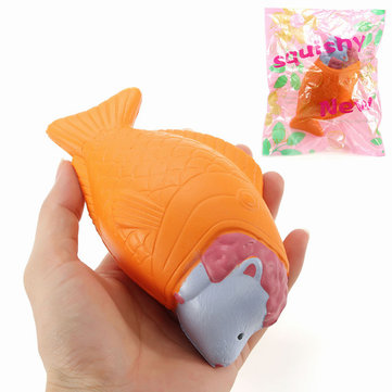 Squishy Fish Sheep Bread Cake 15cm Slow Rising With Packaging Collection Gift Decor Soft Toy