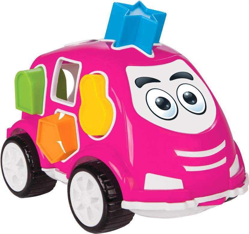 Jamara Kinderlernspiel Formauto - Pink - Auto - 1 Jahr(e) - 210 mm - 13,5 cm - 125 mm (460292)