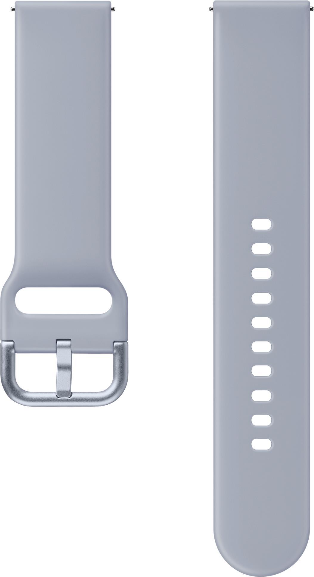 Samsung Sport Band ET-SFR82 (20 mm) - Uhrarmband - cloud silver - für Galaxy Watch Active 2 (ET-SFR82MSEGWW)