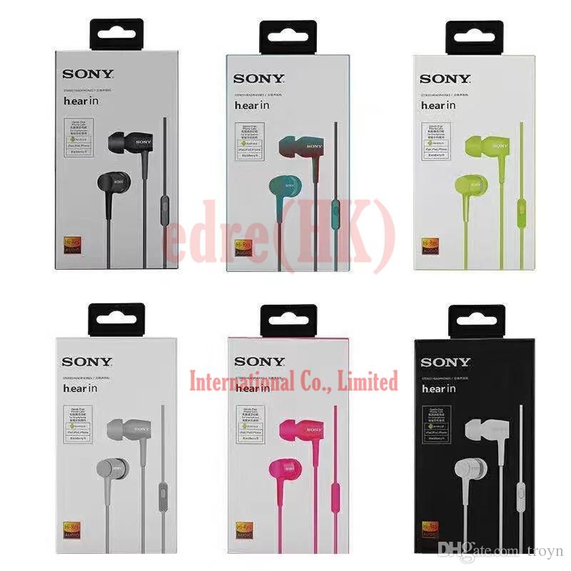 EX750 Earphone In-ear Stereo Bass Headset Wired Headphone Handsfree Remote Mic Earbuds For iPhone Samsung Sony 3.5mm Jack with Package