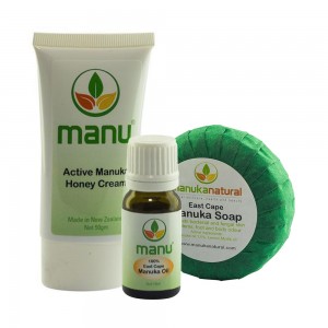 Manuka Naturals Eczema Combo - With Manuka Soap, Oil and Cream
