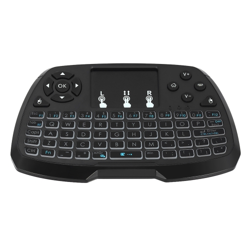 2.4GHz Wireless QWERTY Keyboard Touchpad Mouse Handheld Remote Control