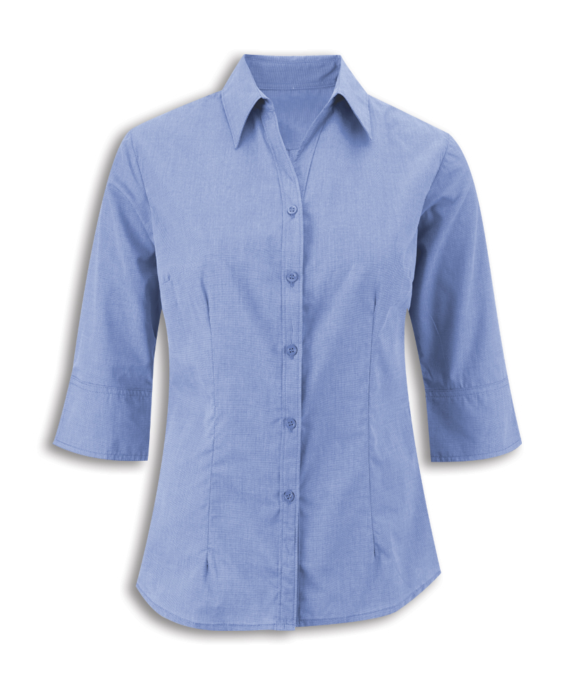 Alexandra women's woven colour ¾ sleeved shirt