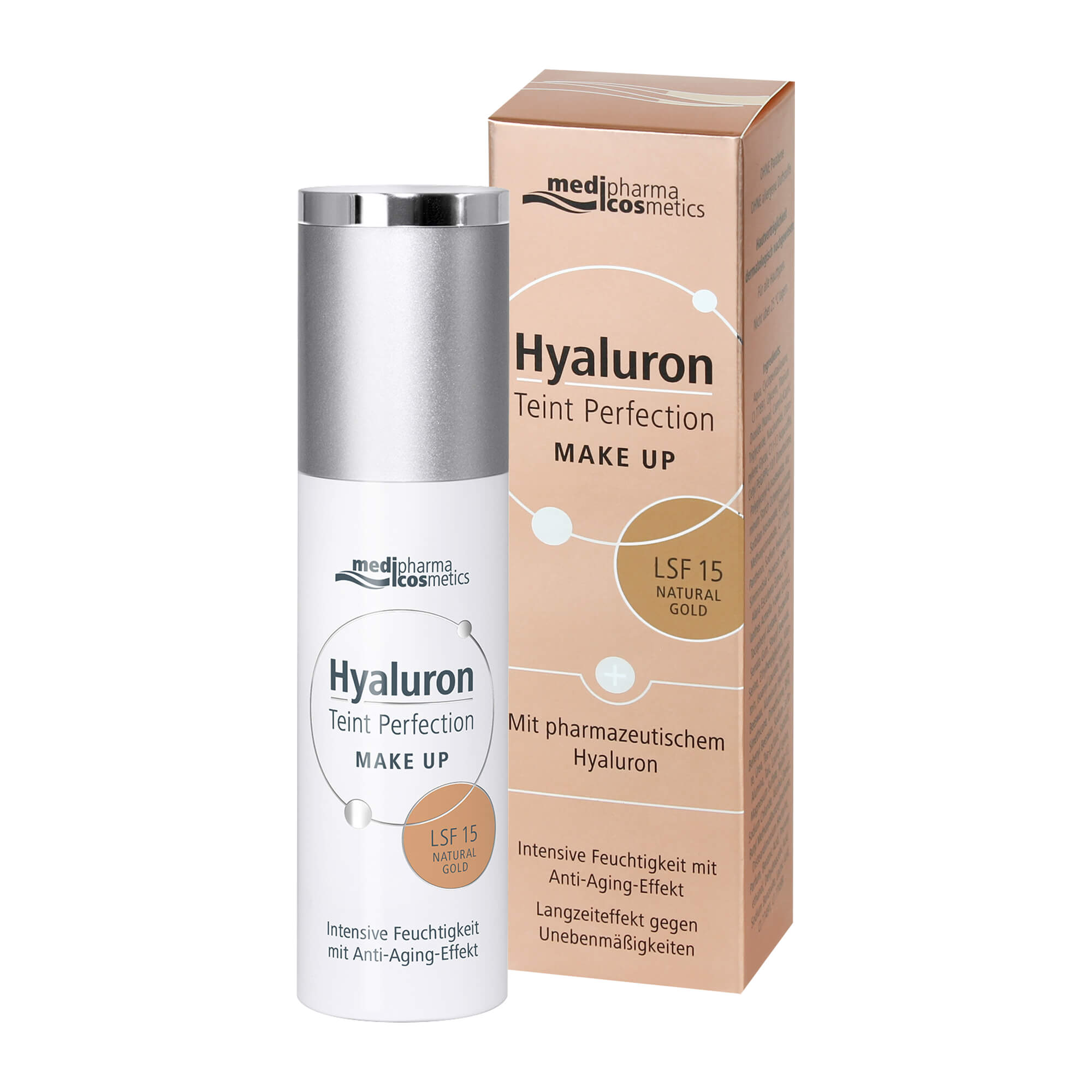 Hyaluron Teint Perfection Make-up Natural Gold mit LSF15