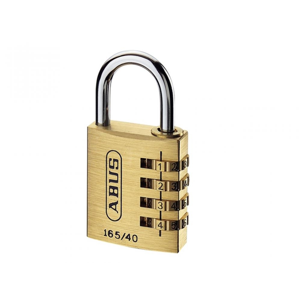 Abus 165/20 Brass Combination Padlock Carded