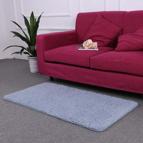 60*120cm  Super Soft Shaggy Area Rug Highly Absorbent Carpet Non-skid Footcloth Mat Ground Mat Fluffy Rugs Floor Mat