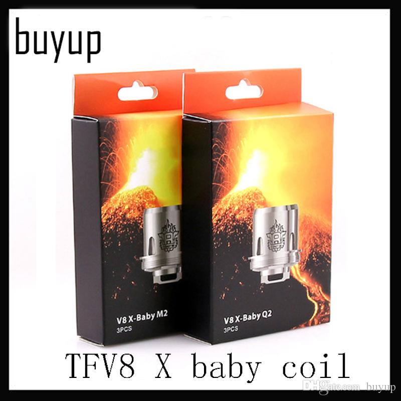 TFV8 X-Baby Coil Q2 0.4ohm M2 0.25ohm X4 T6 Dual Coils Replacement Head For TFV8 X-Baby Tank 0266158-2