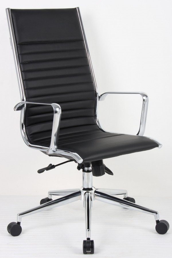 Ritz Black Leather Executive Office Chair