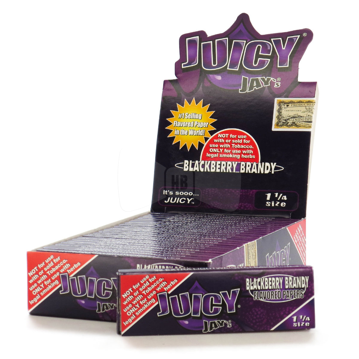Juicy Jays Blackberry Brandy Rolling Papers 1 Pack King Size