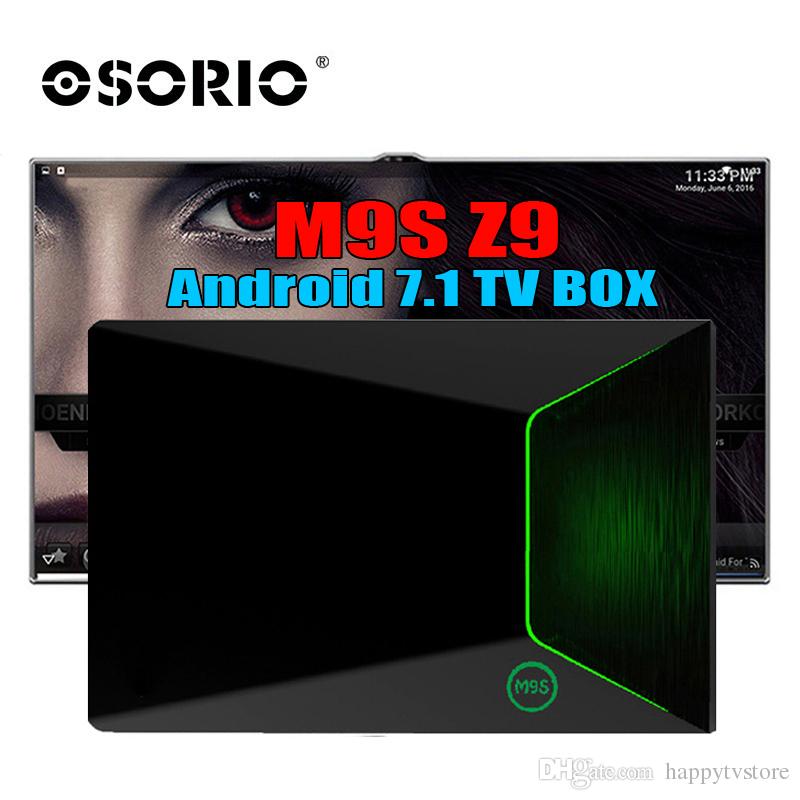 2018 Octa Core Android TV Box 7.1 M9S Z9 S912 2gb 16gb 1000M Lan BT4.0 dual wifi Android 7.1 smart tv box Better T95Z PLUS X96 X92 TX3