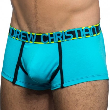 Andrew Christian CoolFlex Boxer with Show-It - Aqua L