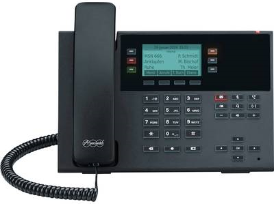 Auerswald COMfortel D-100 - Digitaltelefon - SIP, SRTP - Schwarz (90260)