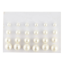 Unisex Stud Earrings Earrings Set Drop Ball Ladies Elegant Pearl Imitation Pearl Imitation Diamond Earrings Jewelry Black / White For Daily Casual / Black Pearl Lightinthebox
