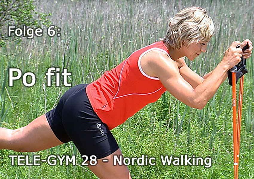 TELE-GYM 28 Nordic Walking Folge 6 Po fit VOD