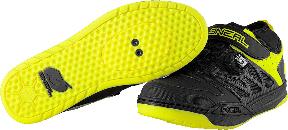Oneal Session Chaussures SPD Noir Jaune 39