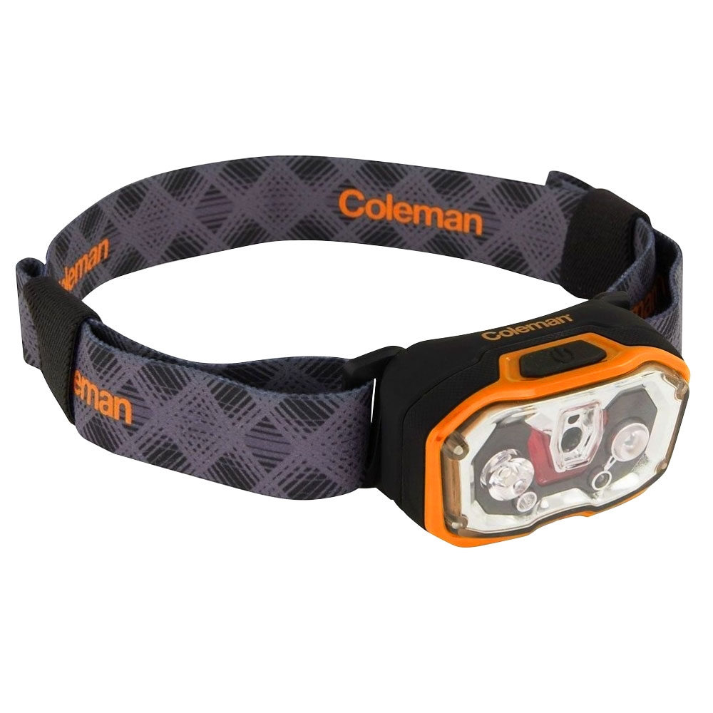 Coleman CXP+ 200 LED Head Torch / Head Light - Multi-Mode +Auto Sensing Incl Duracell Batteries