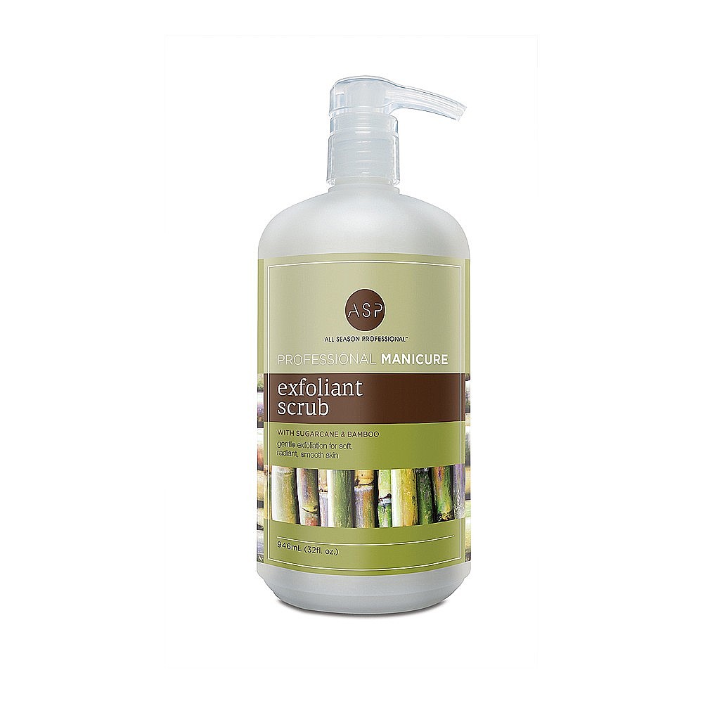ASP Naturals Manicure Sugarcane and Bamboo Micro Exfoliant Scrub 946ml