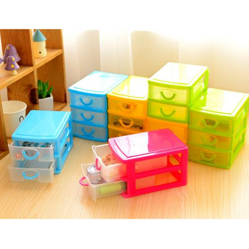 Translucent Drawer Storage Container Plastic Desktop Home Finishing Box Cosmetic Debris Storage Box
