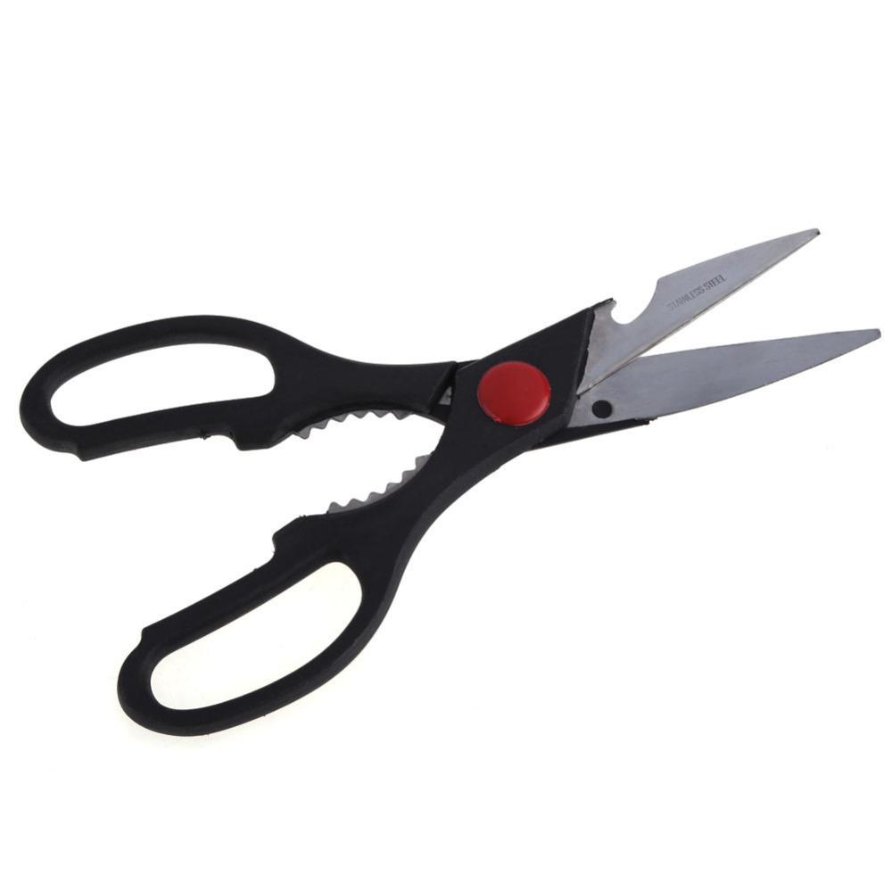 D1U# 8inch Multifunction Heavy Duty Kitchen Scissors Stainless Steel Shears For Fish Poultry and Meat Vegetable Free Shipping