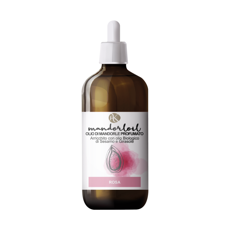 Alkemilla Eco Bio Cosmetic Mandorloil Duftendes Mandelöl - Rose