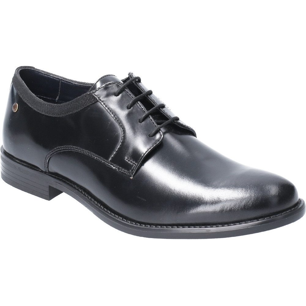 Base London Mens Nero Hi Shine Lace Up Leather Oxford Shoes UK Size 11 (EU 45  US 12)