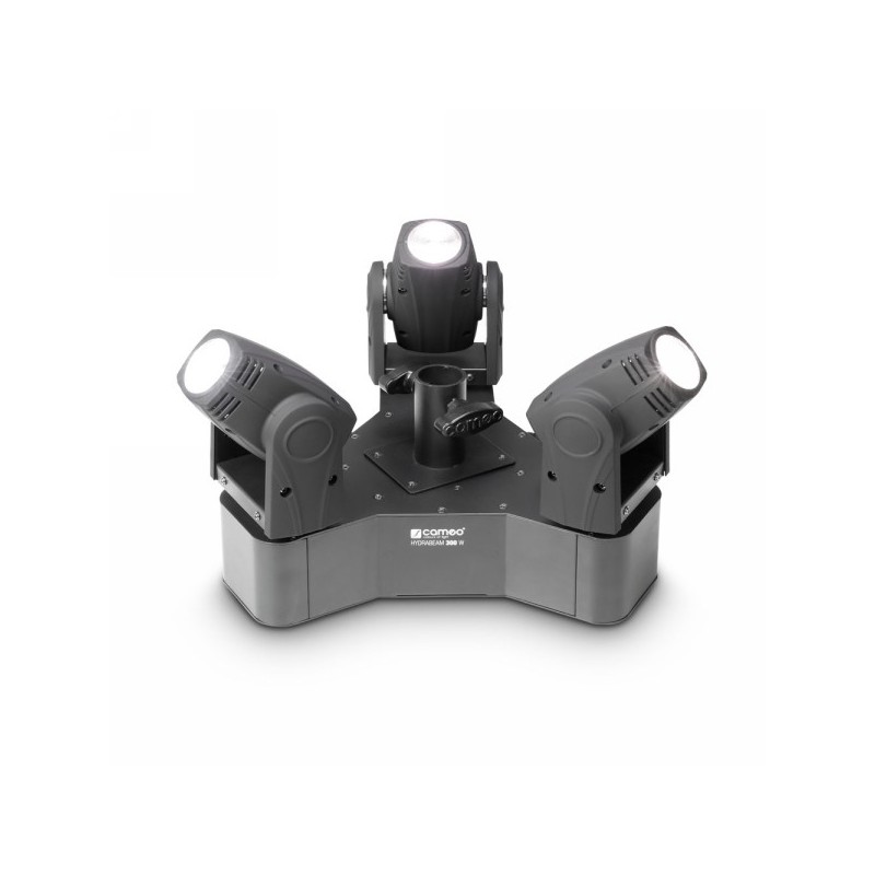 Cameo HYDRABEAM 300 W - Lichtanlage mit 3 ultraschnellen 10 W Lumi-Engin-LED Moving Heads