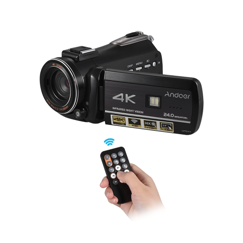 Andoer AC3 4K UHD 24MP Digital Video Camera Camcorder Recorder