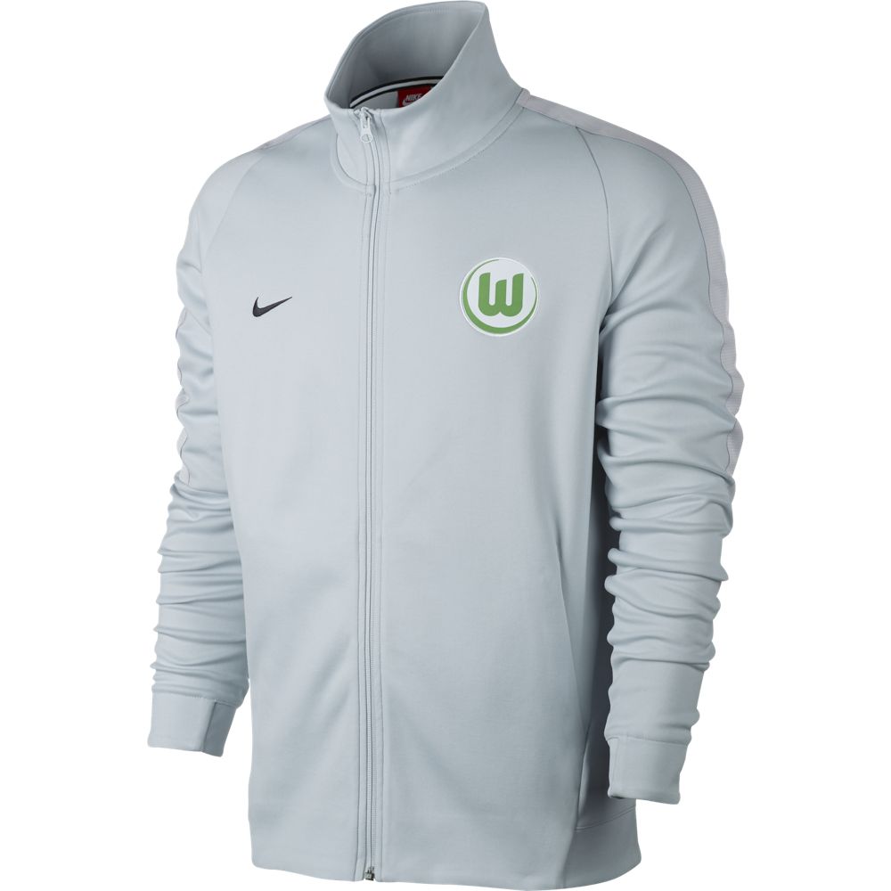 Nike VfL Wolfsburg Authentic Track Trainingsjacke Herren grau