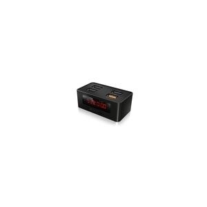 RaidSonic ICY BOX IB-CH403 - Netzteil - 35 Watt - 2,5 A Qualcomm Quick Charge 2,0 - 4 Ausgabeanschlussstellen (USB) - Schwarz (70160)