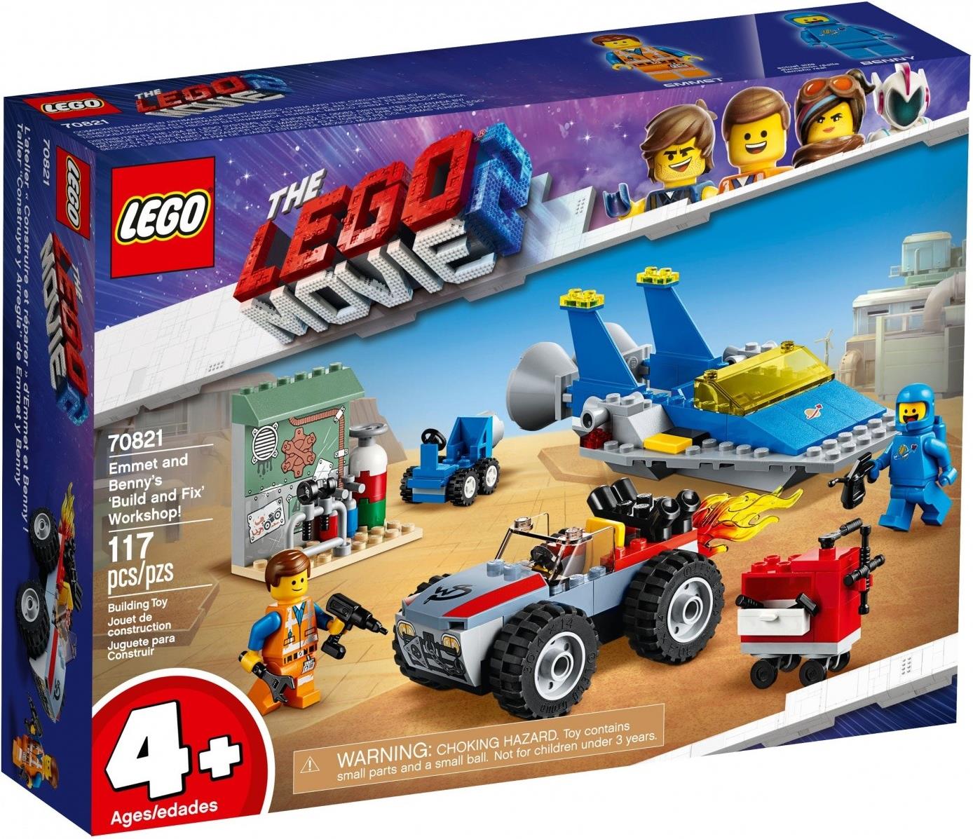LEGO LGO Movie 2 70821 Emmets u. Bennys Bau u. Reparaturwerkstatt (70821)