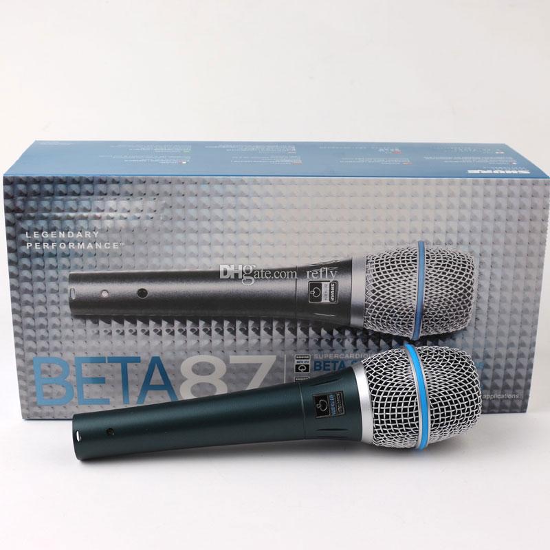 Microfono Professional Beta87 Wired Handheld Vocal Dynamic Karaoke Microphone For Beta 87C BETA87A BETA 87 A Mic Microfone