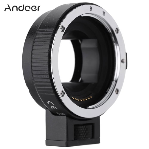 Anillo de Auto enfoque AF EF-NEXII adaptador de Andoer para la EF de Canon EF-S lente para Sony NEX E Monte 3/3N/5N/5R/7/A7/A7R/A7S/A5000/A5100/A6000 marco completo