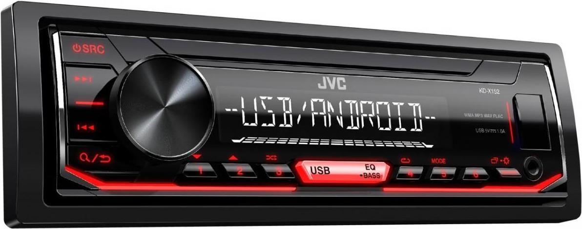 Autoradio JVC, KD-X152 USB MP3-Magnet mit AUX-Eingang und USB (KD-X152)