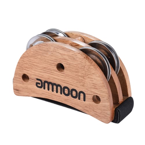 Ammole Elliptical Cajon Box Drum Companion Accessoire Foot Jingle Tambourine