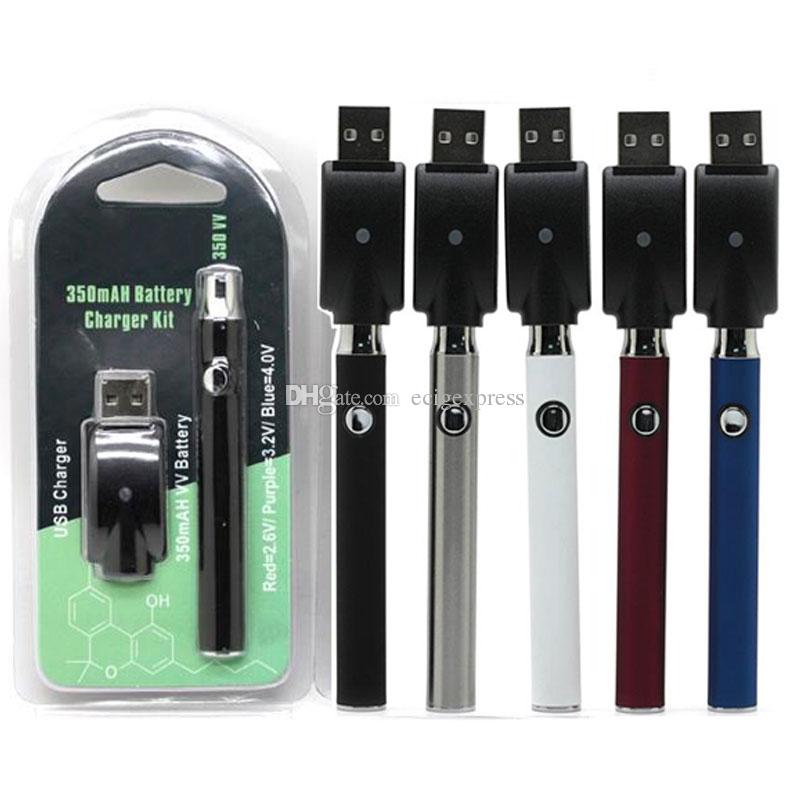 Preheating Battery Variable Voltage 350mah Batteries Preheat Oil Tank 510 for CE3 92A3 Red Cap Wax Oil Cartridge