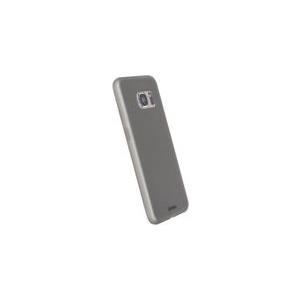 Krusell Bohus Cover - Hintere Abdeckung für Mobiltelefon - Thermoplastisches Polyurethan (TPU) - Grau transparent - für Samsung Galaxy S8+