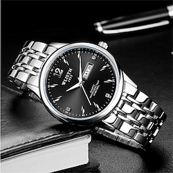 Men Quartz Watch Minimalist Sports Business Wristwatch Luminous Date Week Zinc alloy Watch Lightinthebox