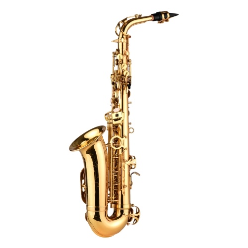 Muslady AS100 Mib Saxophone Alto Laiton Laqué Sax Alto Instrument à Vent