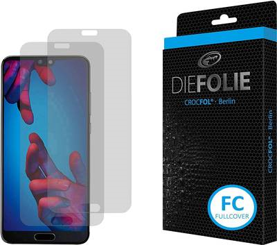 Crocfol Die Folie Fullcover Displayschutzfolie Passend für: Huawei P20 (DF4727-FC)