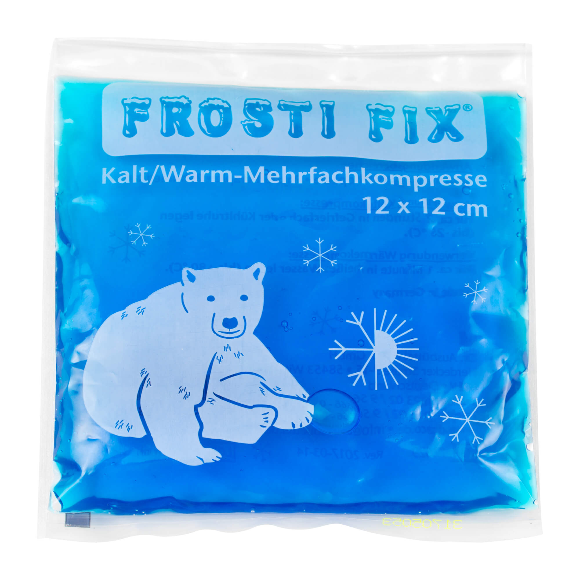 Kalt-Warm Kompresse FrostiFix 12x12 cm blau