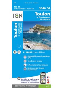 Carte 3346OT TOULON