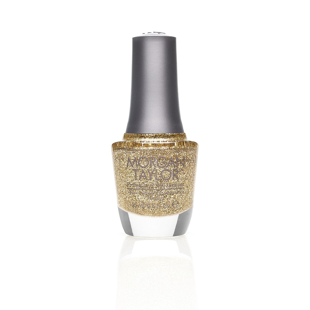 morgan taylor nail lacquer - glitter and gold 15ml