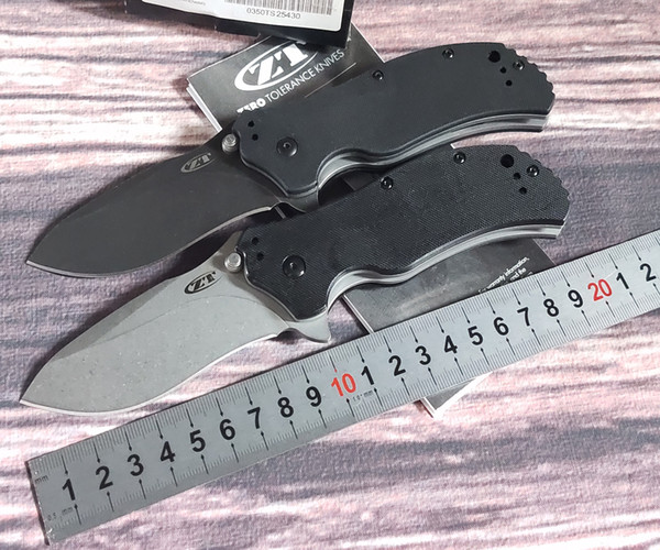 Zero Tolerance 0350SW Assisted Opening Knife Black (3.25" Stonewash) ZT 0350BW Assisted Opening Knife