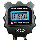 2 memorias 1 / 100s sola línea de tiempo 24h 6 dígitosamp;cronómetro digital calendario para PC220 salto deportes