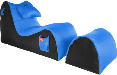 Gamewarez Sitzsack mit Fußablage RX Ice blau (BBRM02RI00)
