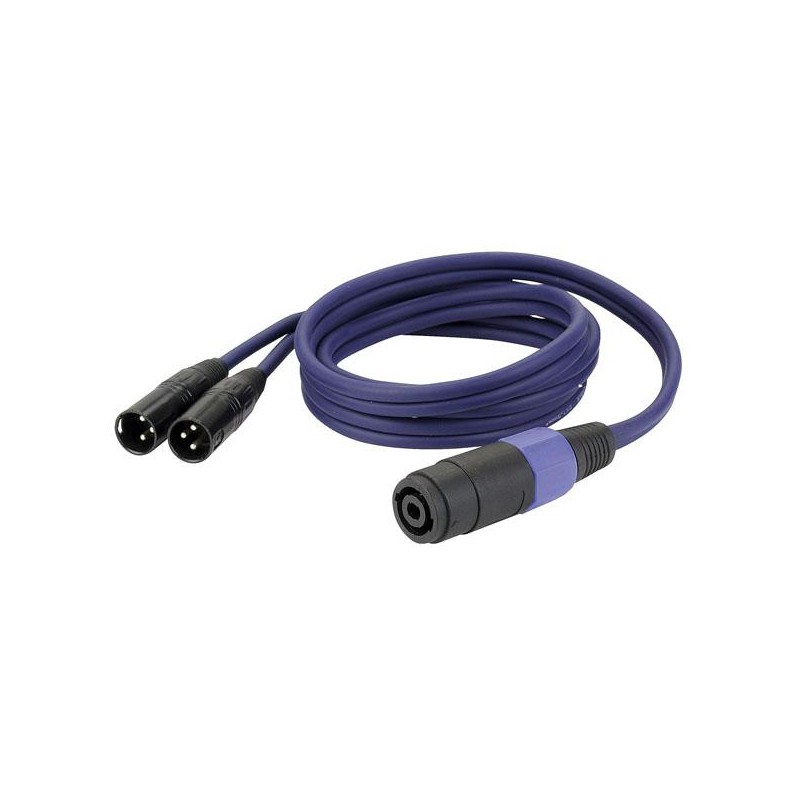 DAP-Audio FS10 - Speaker/F > 2 XLR/M 3 p., 2 x 1,5mm2 1,5 m