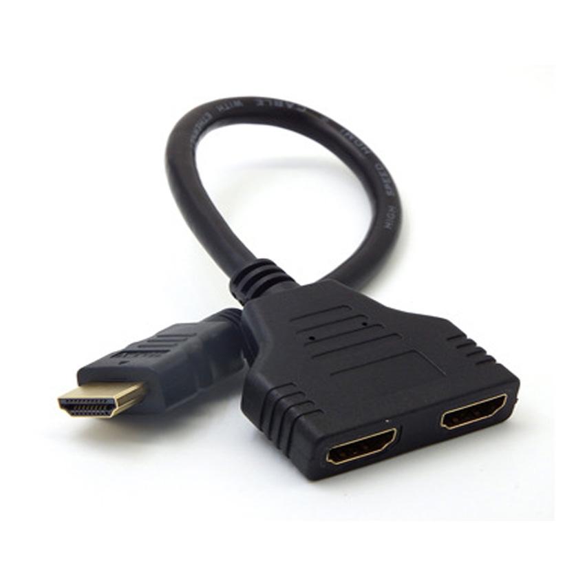 HDMI 1.4 Adapter 1 in 2 out hdmi splitter tieline Cable connector 0.3m