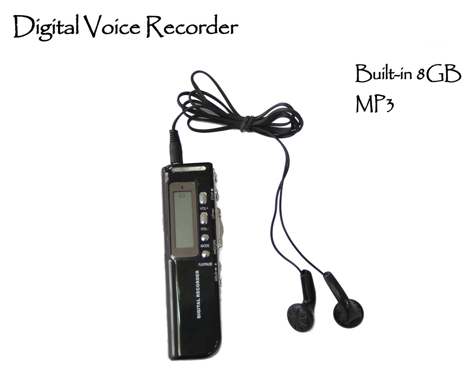 Wholesale-18 Hours Recording 8GB Digital Voice Recorder Pen TM-010 Dictaphone mini Voice Record For Meetings Lessons Gravador